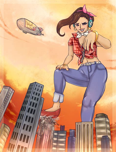 velvet giantess growth|@VelvetLilyArt .